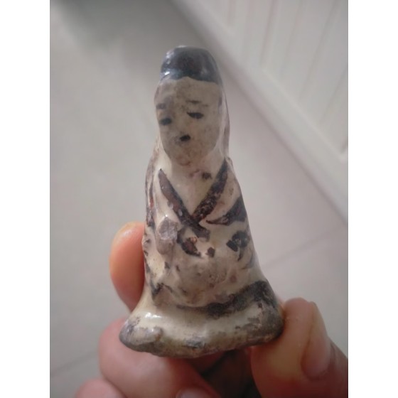 Cizhou‑Ware Brown‑Colored Figure Sculpture