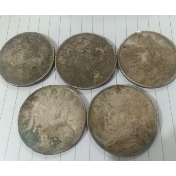 Yuan Datou Silver Dollar