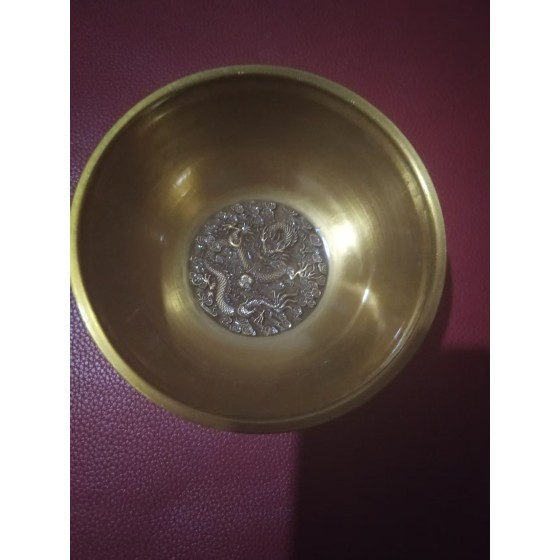 Gilded Dragon‑Pattern Bowl