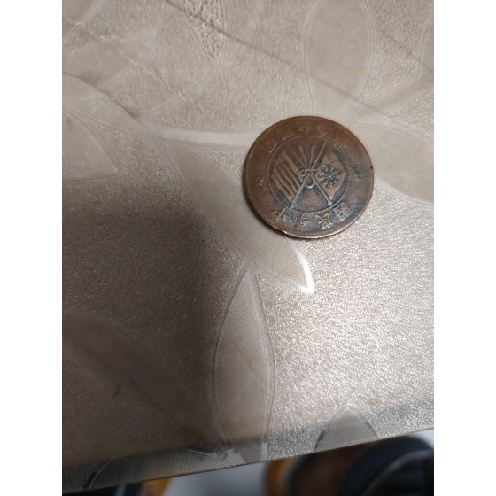 Double‑Flag Copper Coins