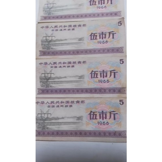 National General Food Coupon, Five Jin