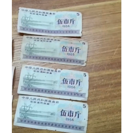 National General Food Coupon, 1 Jin & 5 Jin