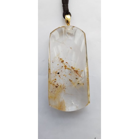 Rutilated Quartz Pendant