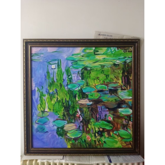 Water Lily Oil Painting