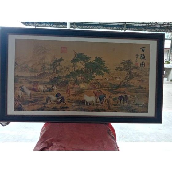 One Hundred Horses Painting
