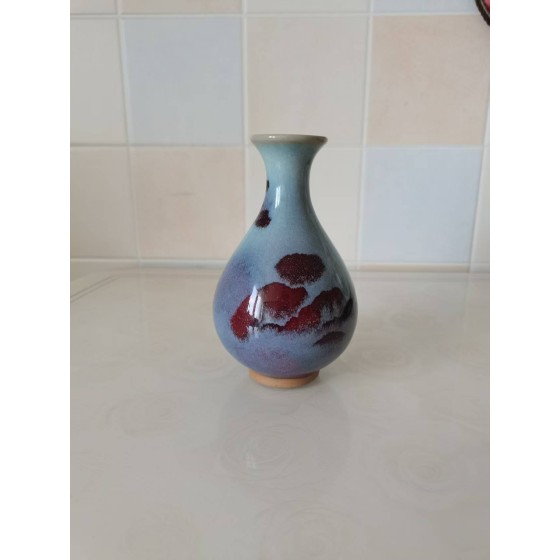 Jun‑Kiln Flambé Yuhuchun Vase
