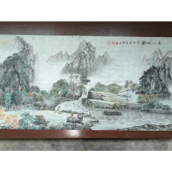 Spring Mountain Herding Painting