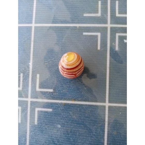 Silk Agate Eye Bead