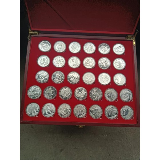 Complete Set of Panda Silver Coins