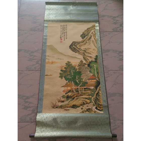 Canglang Fisherman's Flute by Zhang Daqian