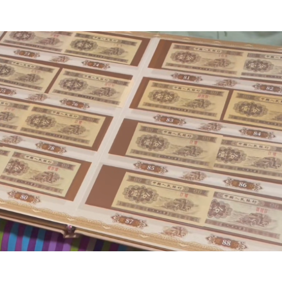 Multi-version Collection of 1953 One Fen Banknote